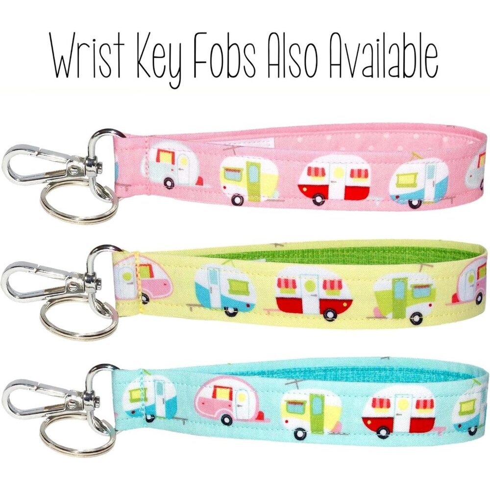 Camping Key Fob Strap - Camper Keychain - RV Accessory - 1x6 Inch Loop - Wallet - Picture 4 of 9